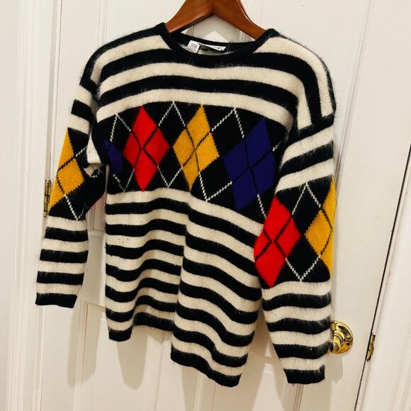 Rafaella Sweater Womens Angora Rabbit Hair Lambswool Pullover - Picture 15 of 16